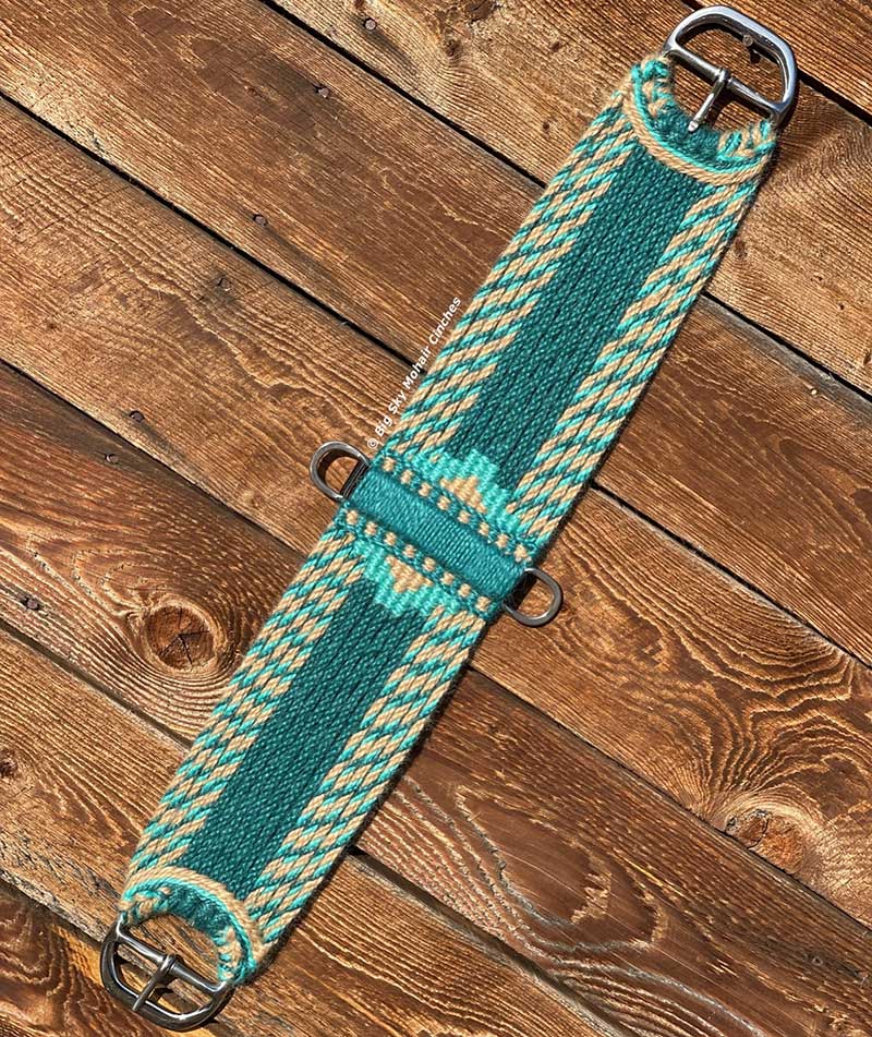 Mohair Straight Cinches Custom Mohair Cinches Mohair Tack