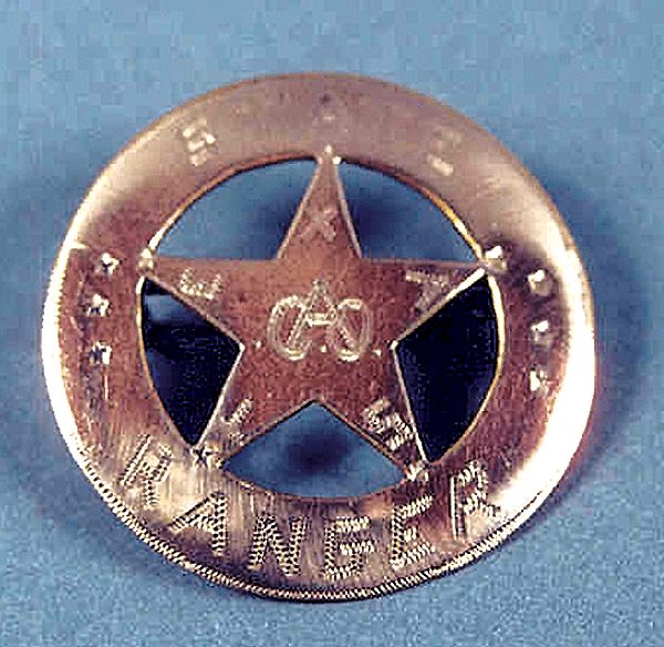 ca 1850’s Texas Ranger Badge Texas Tejano