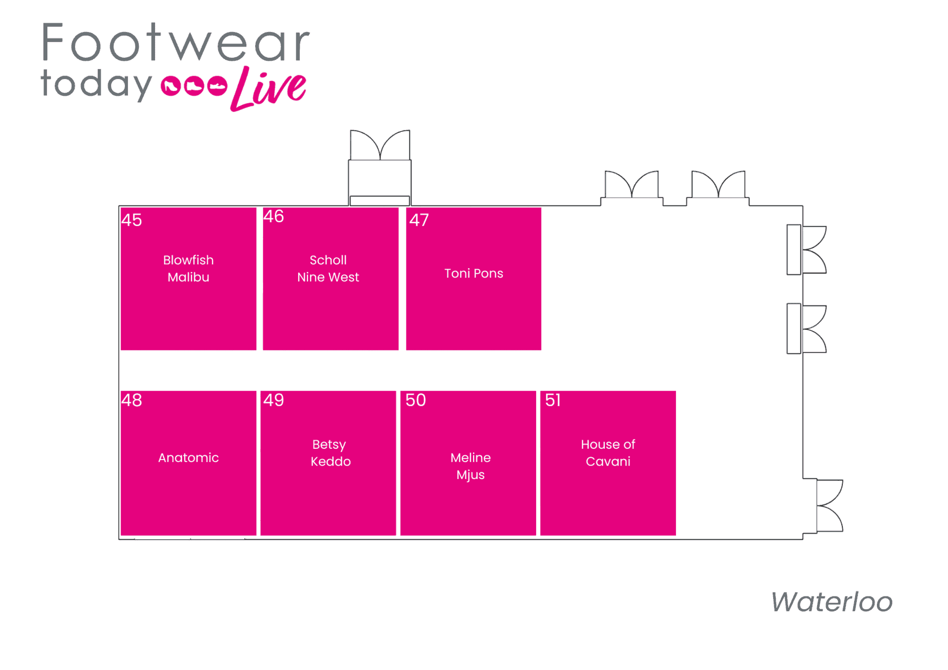 Floorplan Footwear Today Live