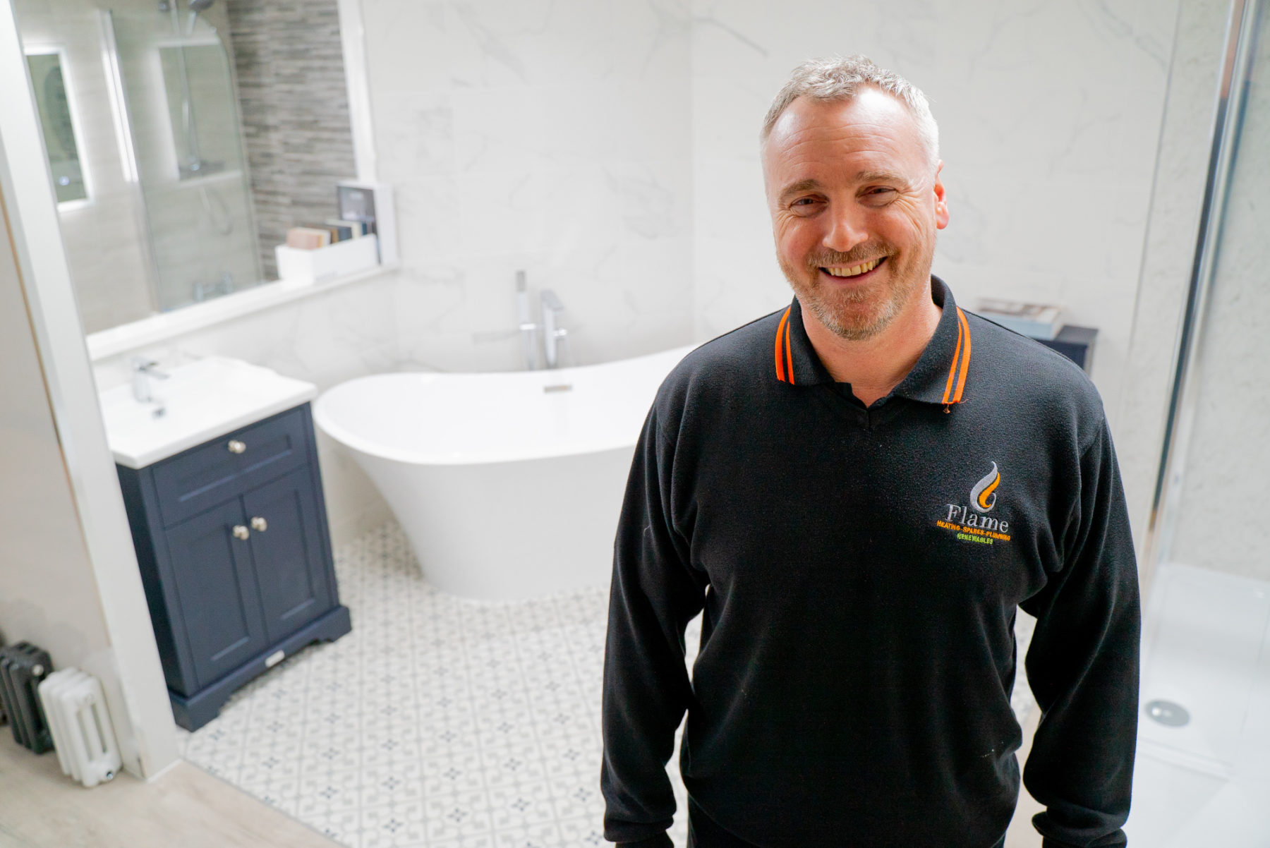 Flame Heating Group invests in Stockton bathroom showroom Builders
