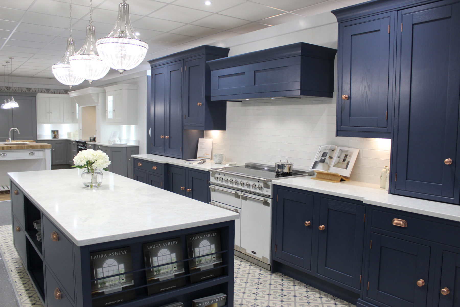 Brand new kitchen and bathroom showroom at Huws Gray Ridgeons Saffron