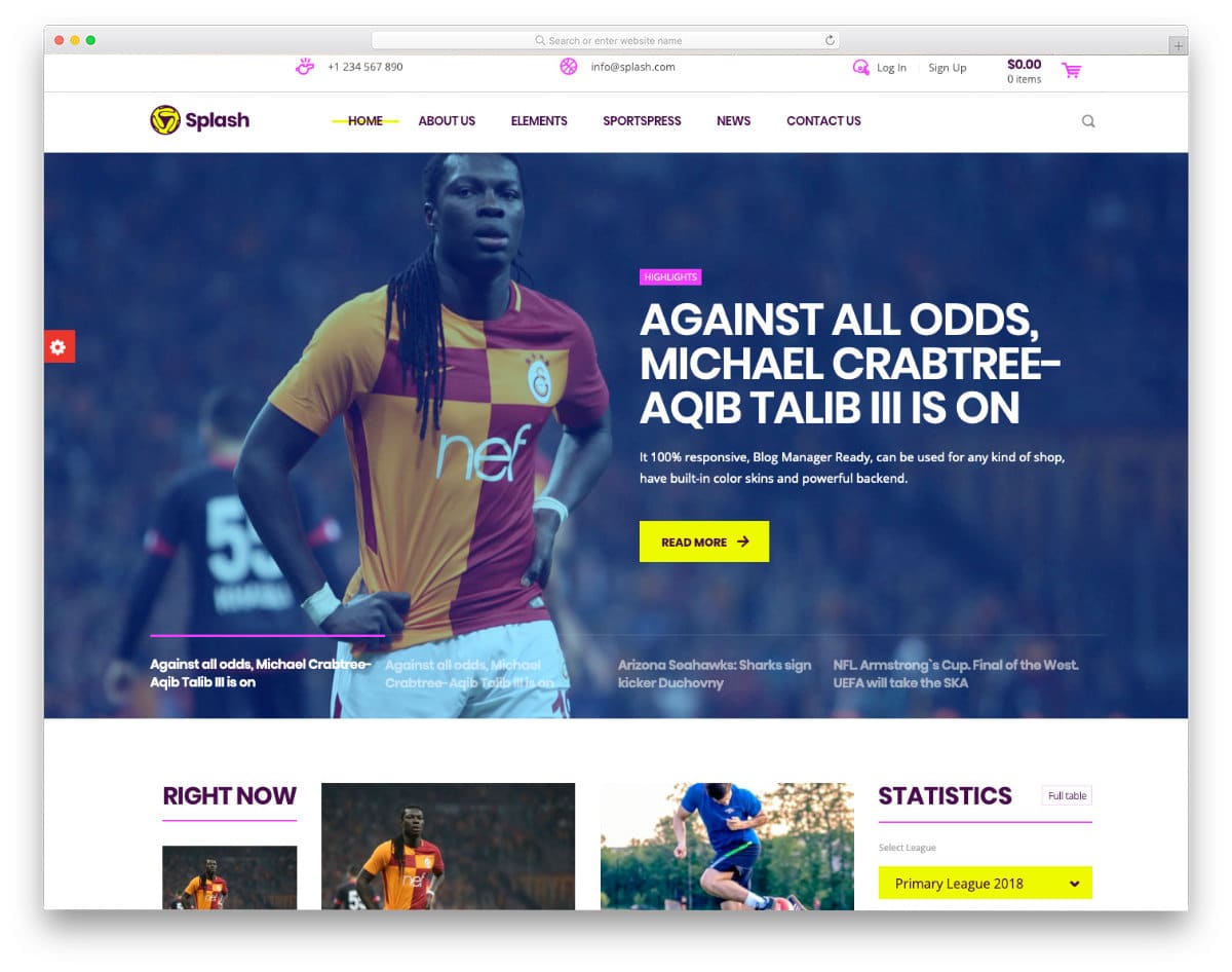 21 Best Sports site Templates 2023