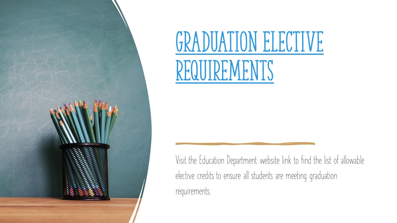 Ohio’s Graduation Requirements Elective Requirements SST 13