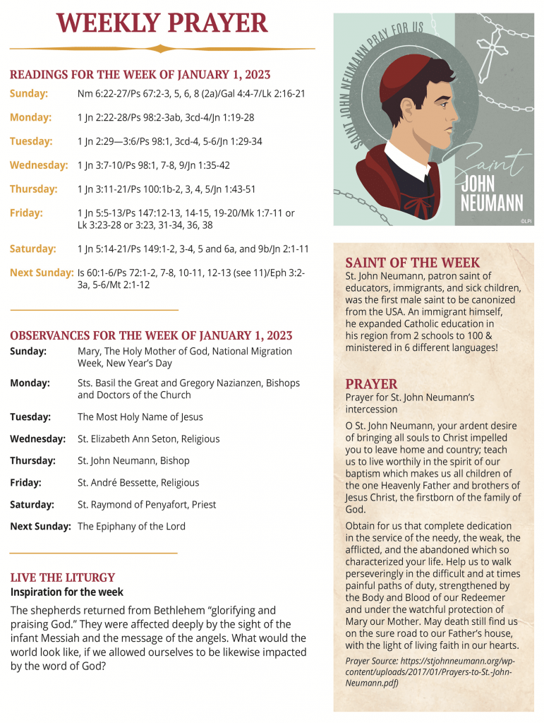 Jan 01, 2023 Reflections St. James Cazenovia Church