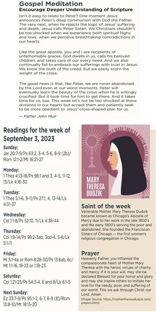 September 3, 2023 Reflections St. James Cazenovia Church