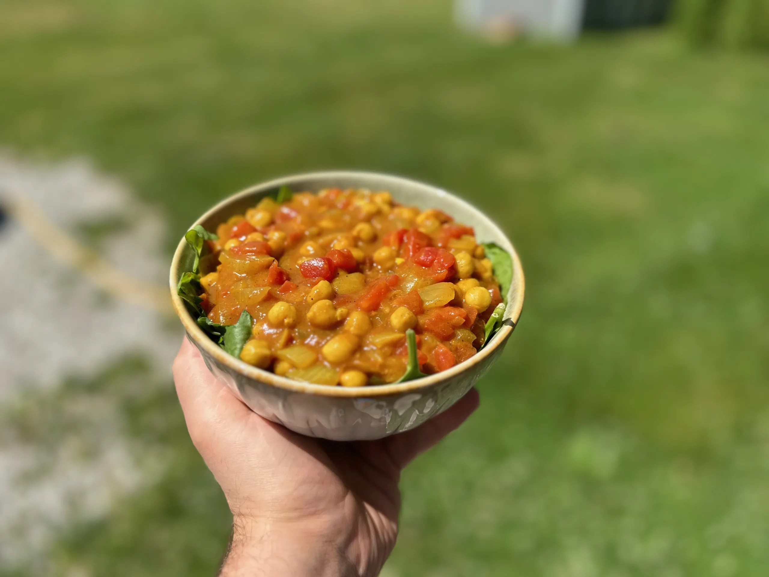 Creamy Vegan Delight with Chickpea and Oat Milk Curry Fork Folly