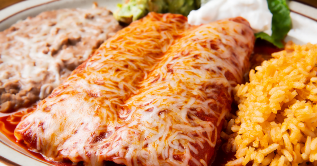 Chicken Enchiladas Rojas (30 Minutes) Recipe