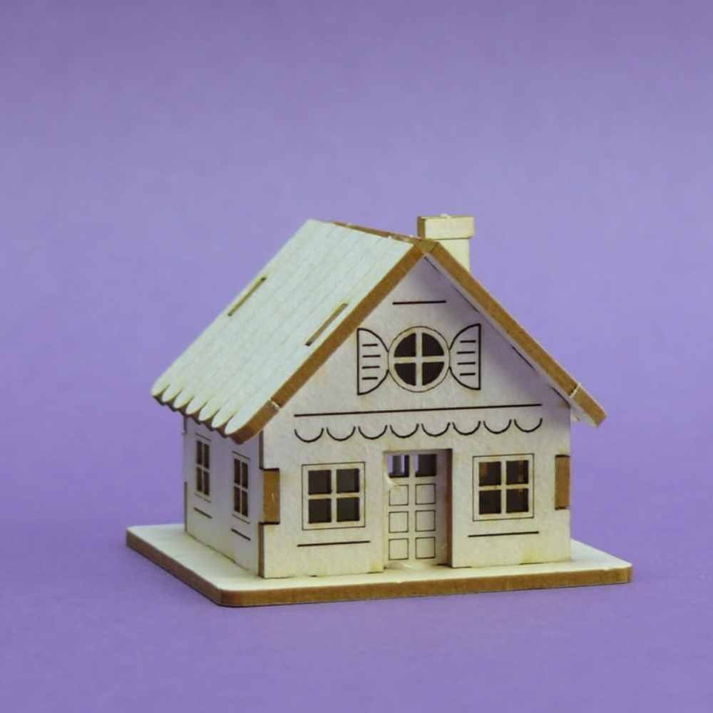 Chipboard 3D Tiny House