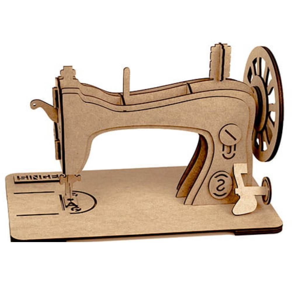 MDF Large Sewing Machine 3D