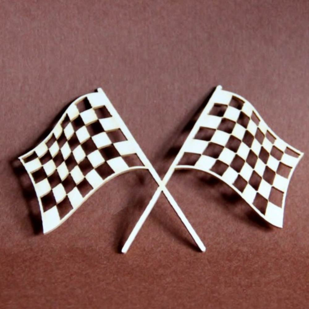Chipboard RACING FLAGS