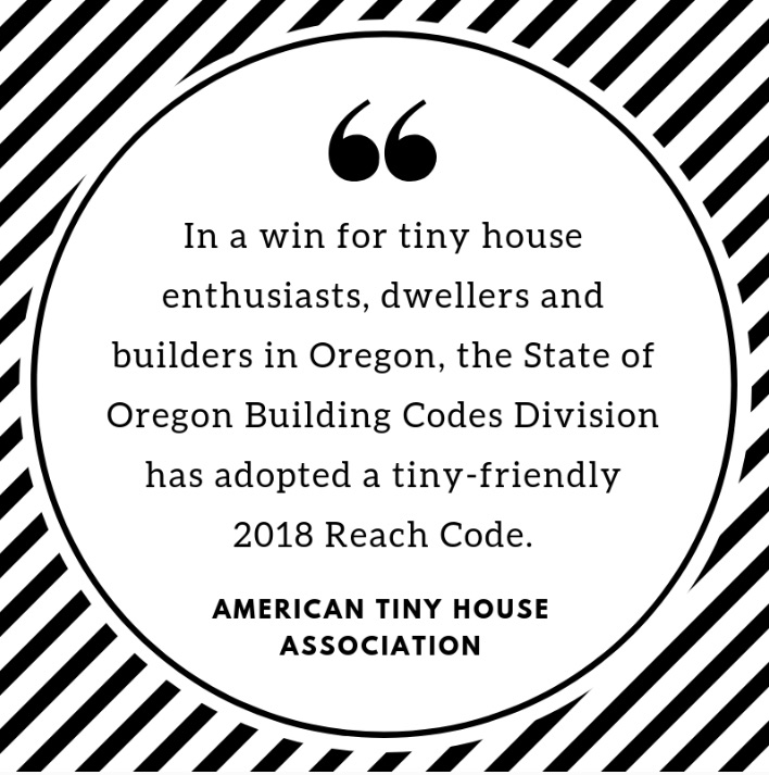 UPDATE Oregon Reach Code for Tiny Houses Tiny House Blog