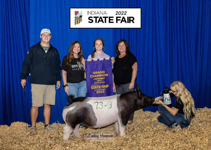 GRAND CHAMPION GILT OVERALL 2022 Indiana State Fair Open Show