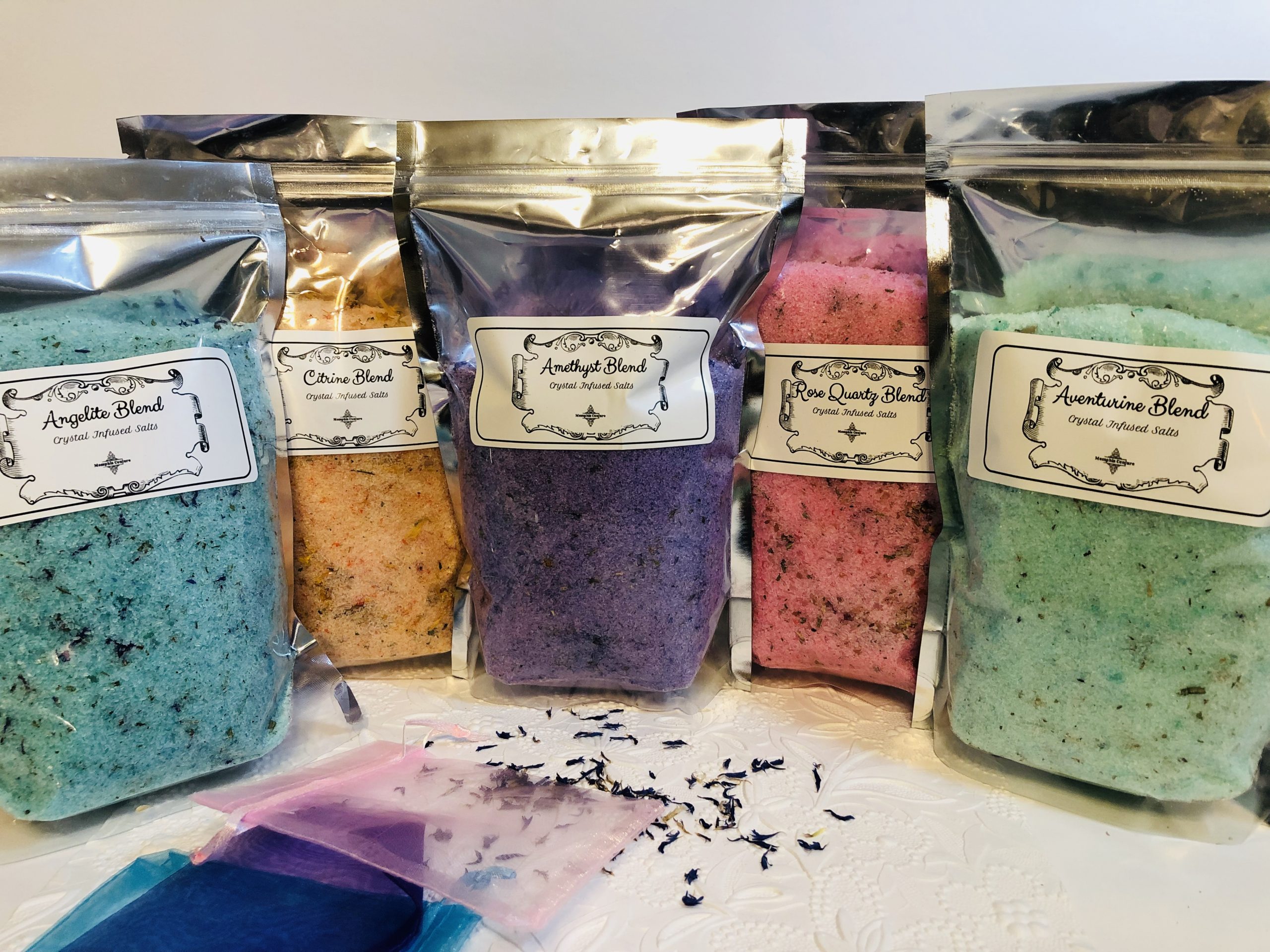 Crystal "Infused" Bath Salts Memphis Conjure Supply