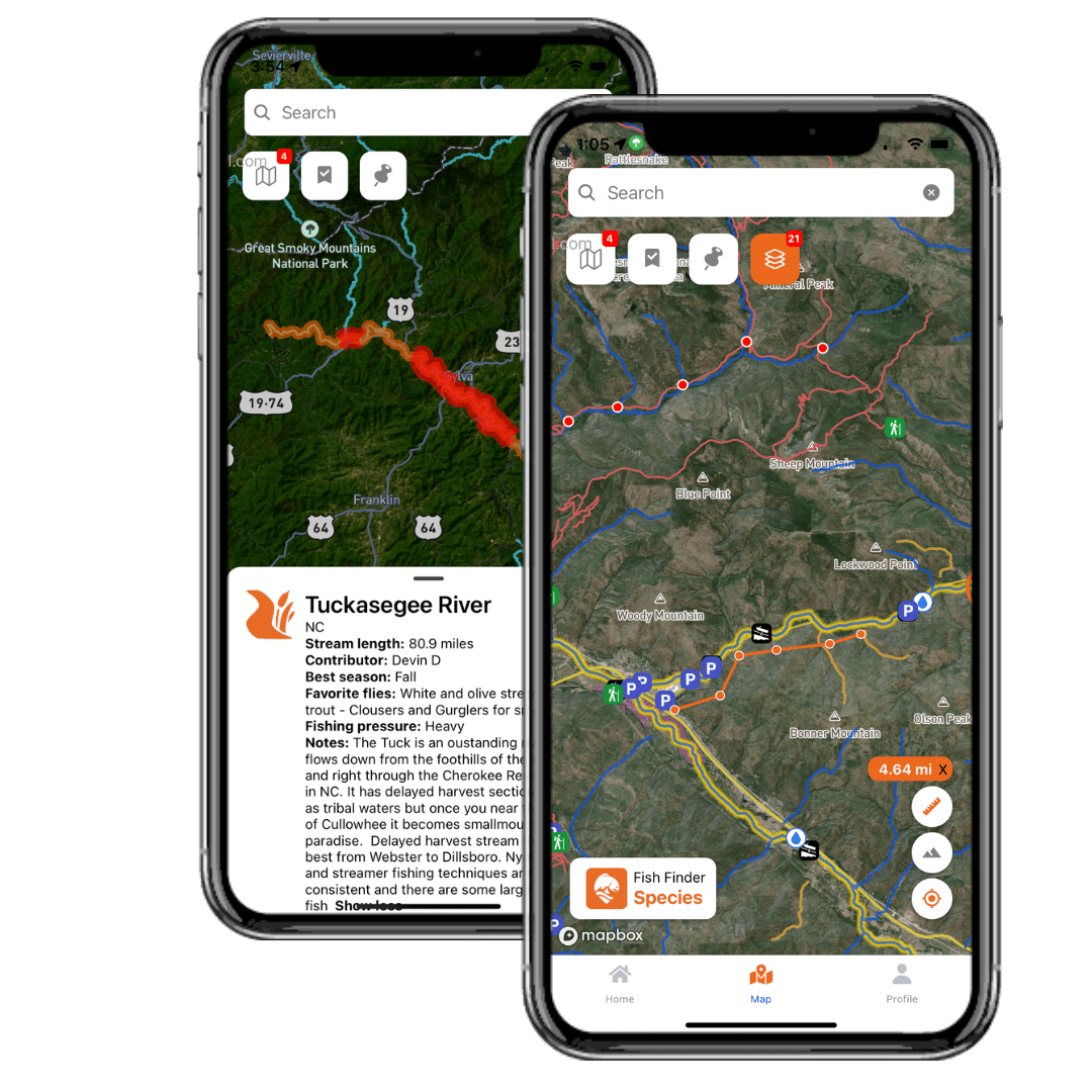 Fly Fishing App Community and Maps // FlyFishFinder