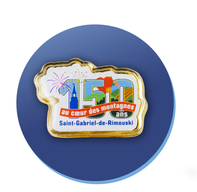 Articles souvenirs et promotionnels 150e anniversaire de Saint