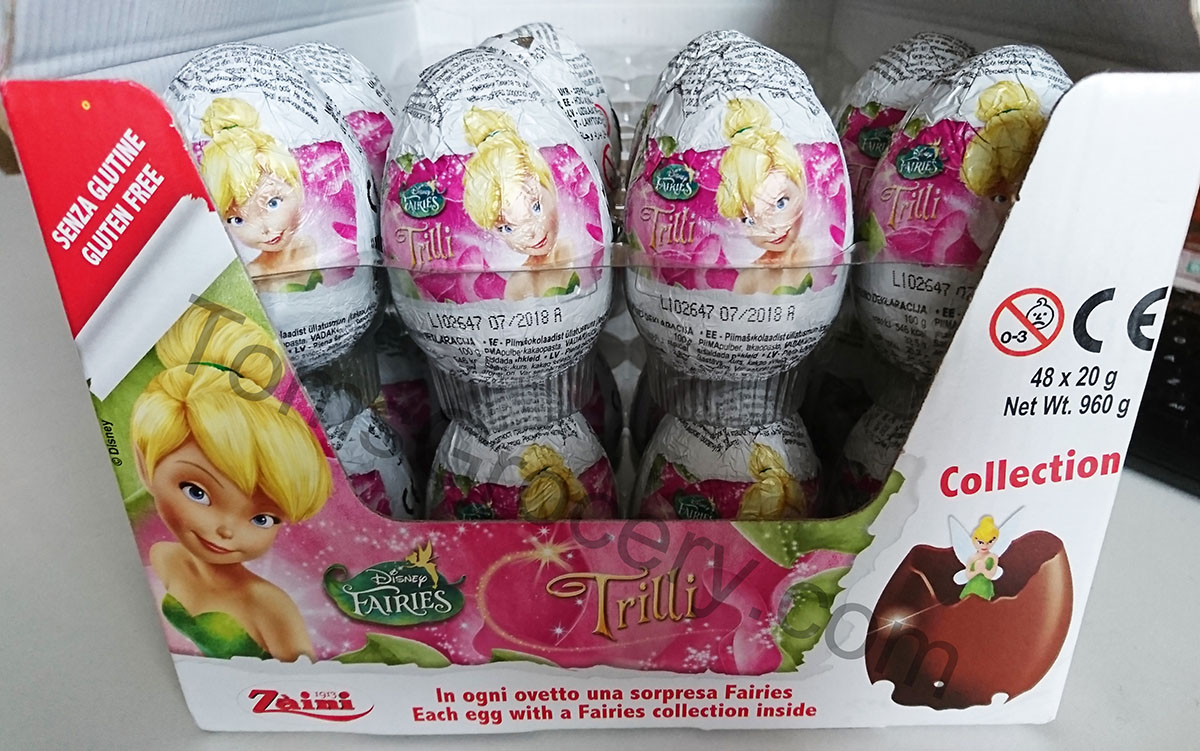 10 Eggs Disney Fairies Chocolate Surprise Eggs with Toy Inside eBay