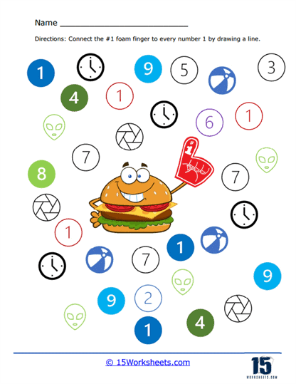 Number 1 Worksheets - 15 Worksheets.com