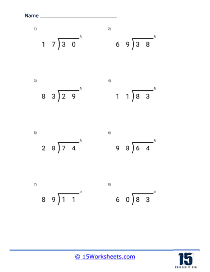 Long Division Worksheets - 15 Worksheets.com