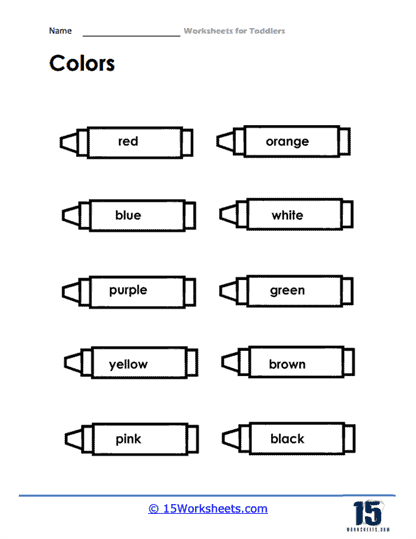 Toddlers Worksheets - 15 Worksheets.com