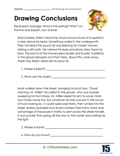Drawing Conclusions Worksheets - 15 Worksheets.com