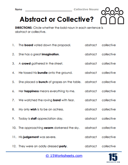 Collective Nouns Worksheets - 15 Worksheets.com