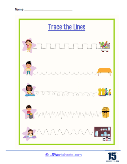 Pencil Control Worksheets - 15 Worksheets.com