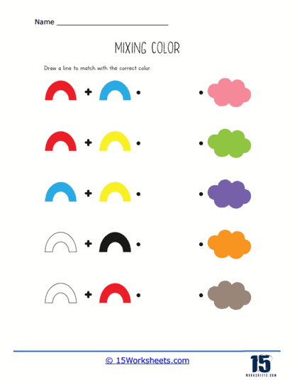 Mixing Colors Worksheets - 15 Worksheets.com