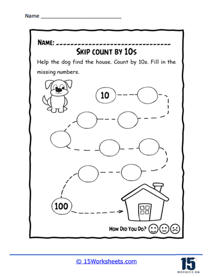 Skip Counting By 10s Worksheets - 15 Worksheets.com