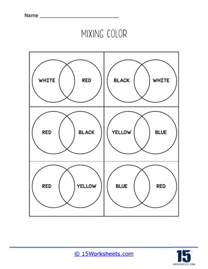 Mixing Colors Worksheets - 15 Worksheets.com
