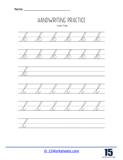 Lowercase Letters Worksheets - 15 Worksheets.com