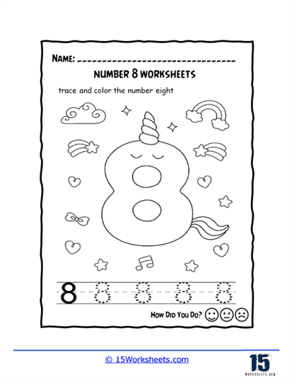 Number 8 Worksheets - 15 Worksheets.com
