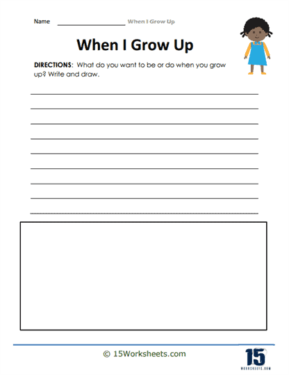 When I Grow Up Worksheets - 15 Worksheets.com