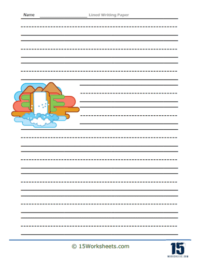 Lined Writing Paper Worksheets - 15 Worksheets.com