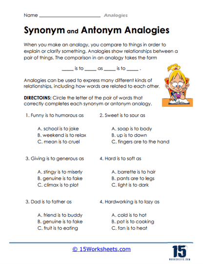 Vocabulary Worksheets - 15 Worksheets.com