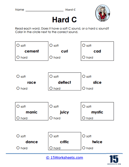 Hard C Worksheets - 15 Worksheets.com