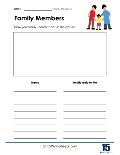 Family Members Worksheets - 15 Worksheets.com