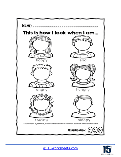 Feelings Worksheets - 15 Worksheets.com