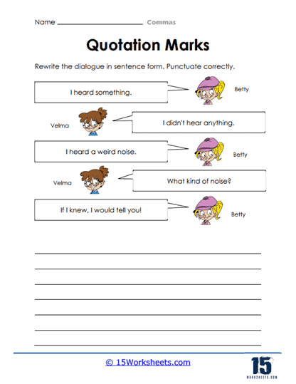 Punctuation Worksheets - 15 Worksheets.com