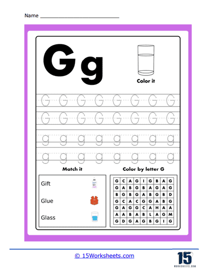 Letter G Worksheets - 15 Worksheets.com