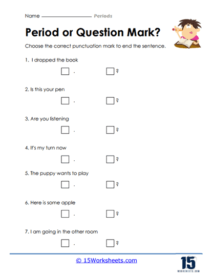 Periods Worksheets - 15 Worksheets.com