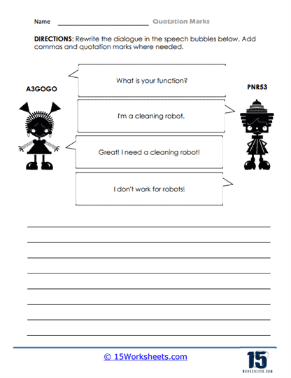 Quotations Worksheets - 15 Worksheets.com