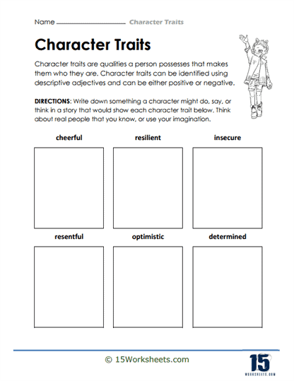 Character Traits Worksheets - 15 Worksheets.com