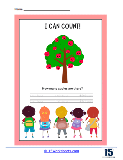 Number 13 Worksheets - 15 Worksheets.com