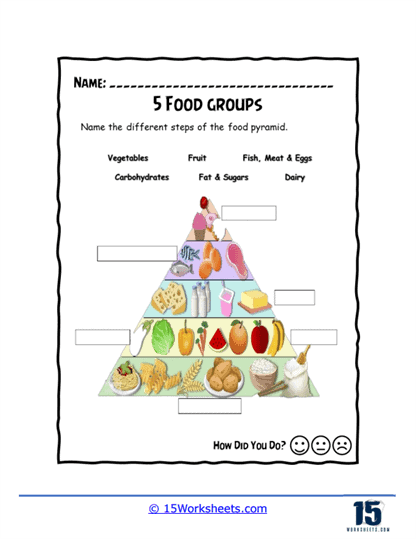 Food Groups Worksheets - 15 Worksheets.com