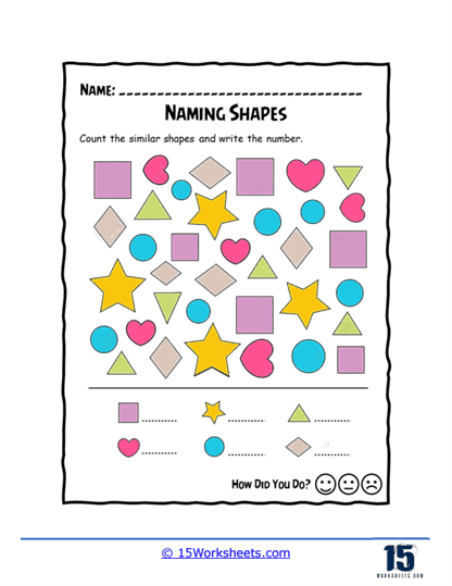 Naming Shapes Worksheets - 15 Worksheets.com