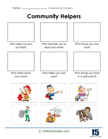 Community Helpers Worksheets - 15 Worksheets.com