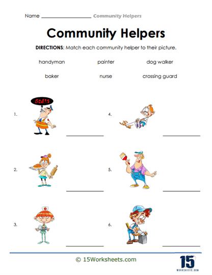 Community Helpers Worksheets - 15 Worksheets.com
