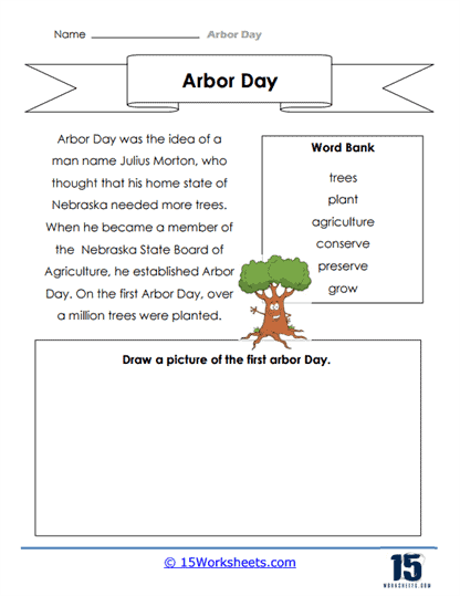 Arbor Day Worksheets - 15 Worksheets.com
