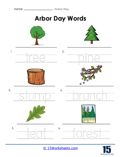 Arbor Day Worksheets - 15 Worksheets.com