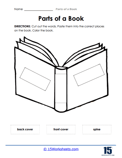 Parts of a Book Worksheets - 15 Worksheets.com